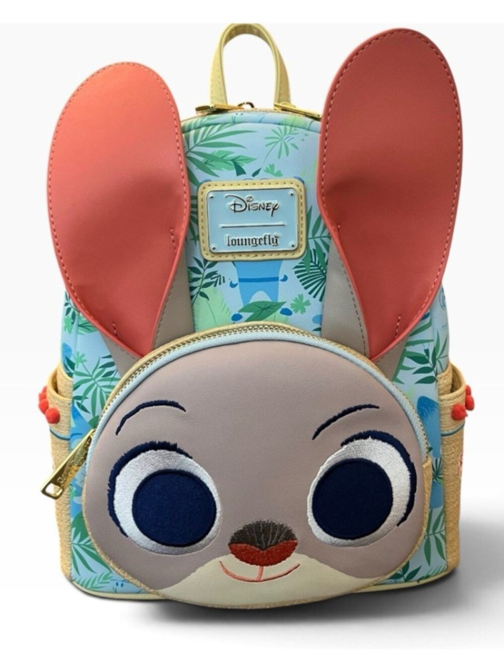 Loungefly Disney Zootopia 2 Tropical Judy Hopps Bunny Rabbit Mini Backpack NWT